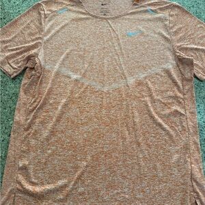 Nike Men's Burnt Orange Short Sleeve Running Tee